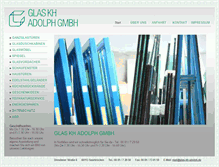 Tablet Screenshot of glas-kh-adolph.de